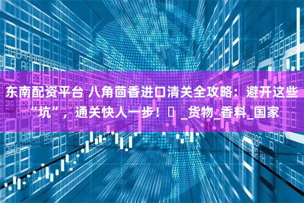 东南配资平台 八角茴香进口清关全攻略：避开这些 “坑”，通关快人一步！​_货物_香料_国家